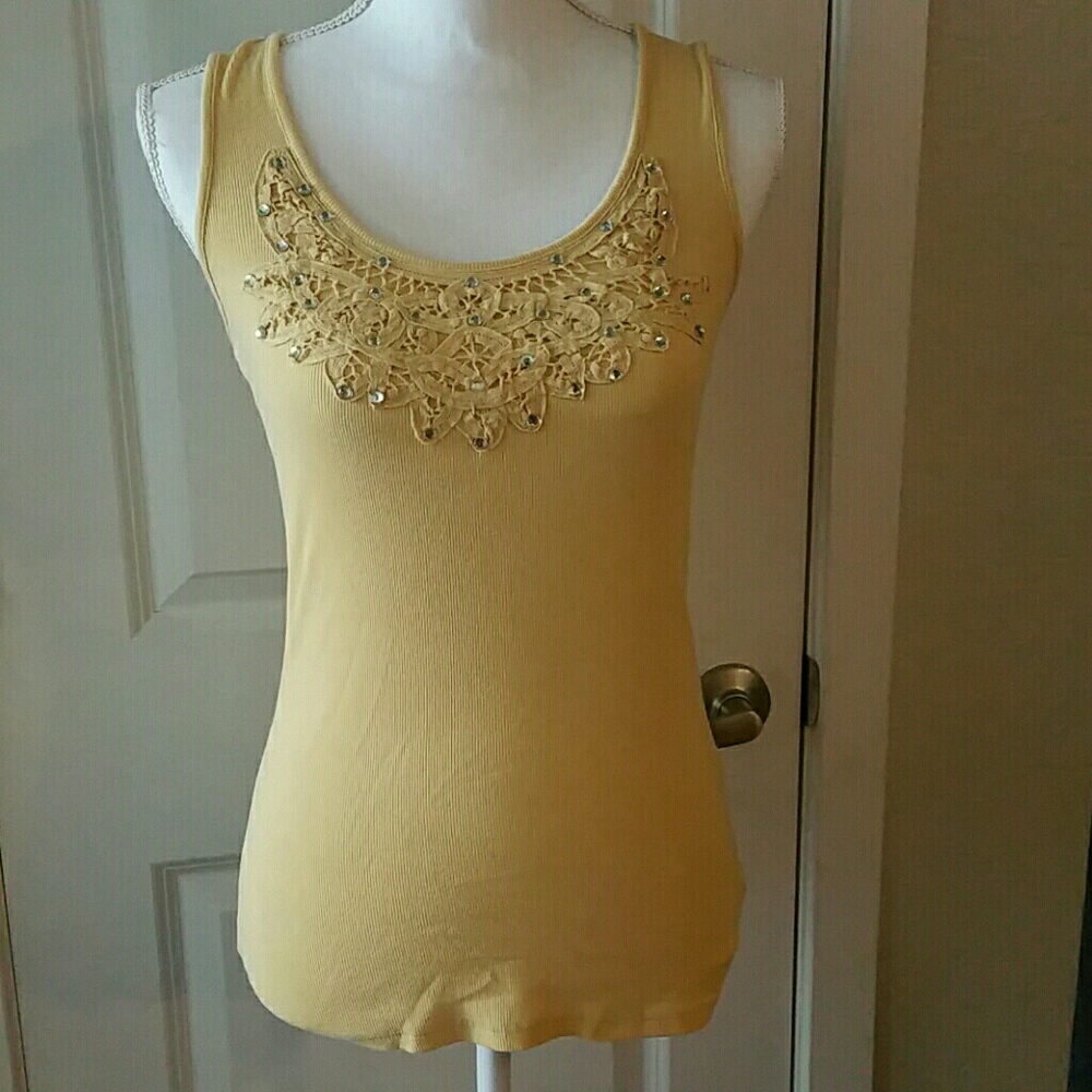 Tank top with bling